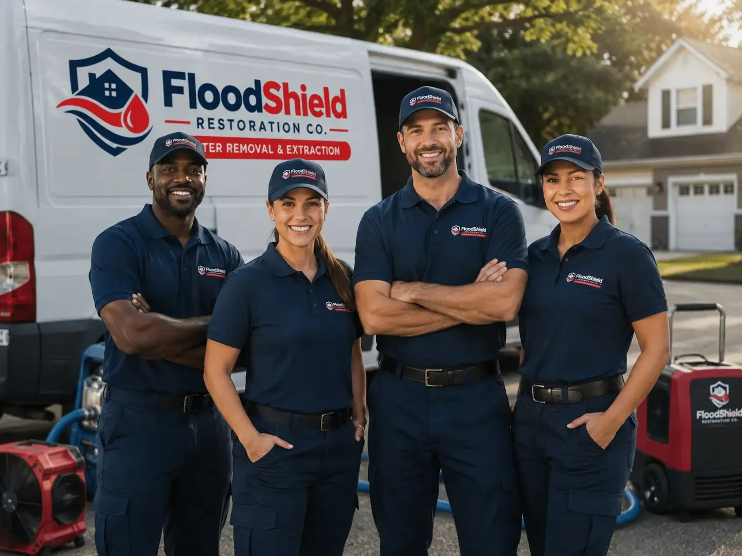 Flood Damage Restoration company in Saint Louisville, OH