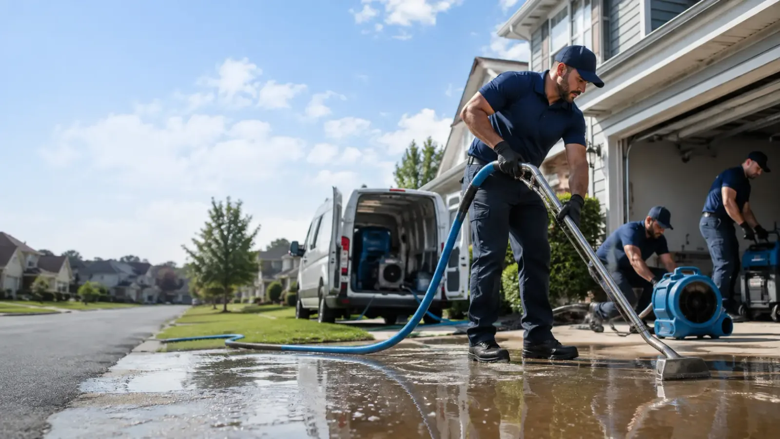 Flood Damage Restoration in Saint Louisville, OH